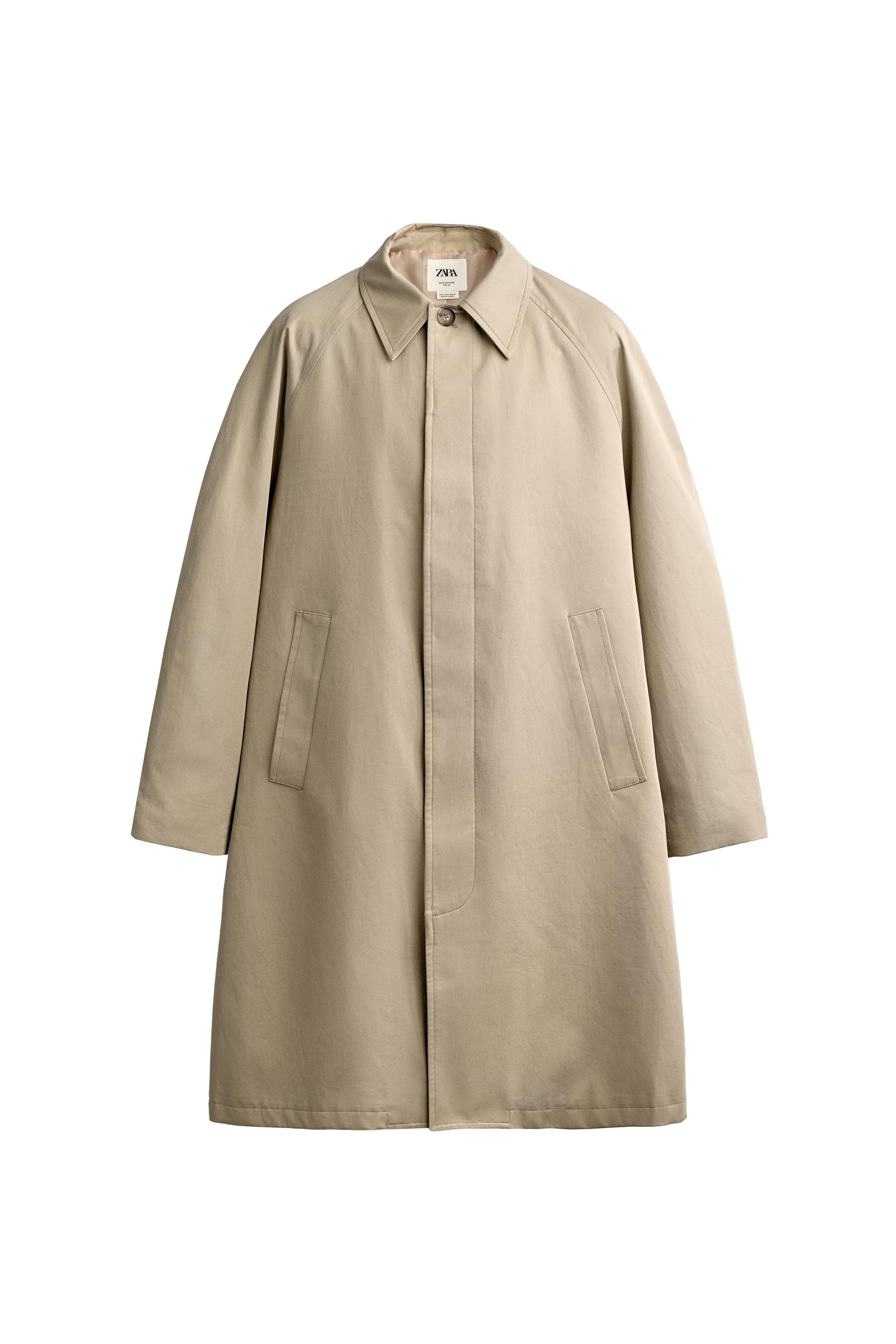 LONG RELAXED FIT TRENCH COAT
